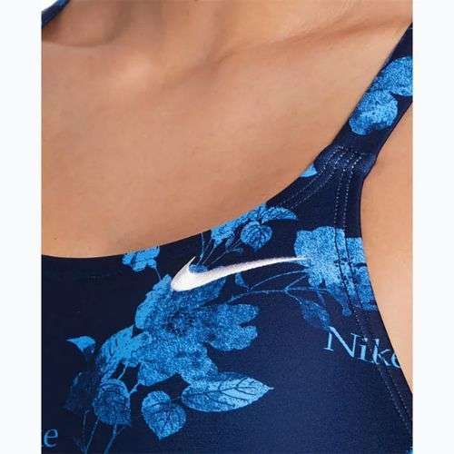 Strój pływacki jednoczęściowy damski Nike Hydrastrong Fastback midnight navy