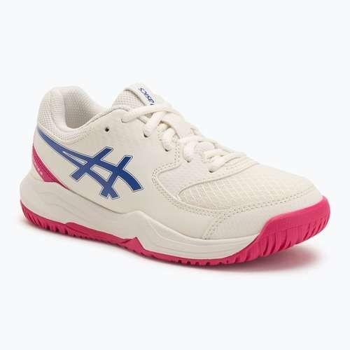 Buty do tenisa dziecięce ASICS Gel-Dedicate 8 GS Jr cream/dark cobalt