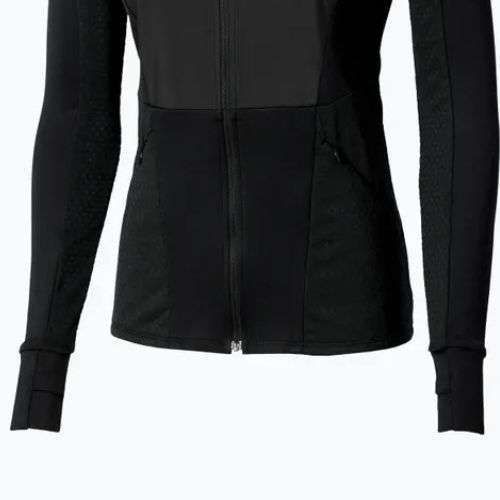 Kurtka do biegania damska Mizuno Active Warm Hybrid Full Zip Hooded black