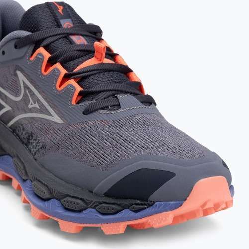 Buty do biegania damskie Mizuno Wave Mujin 11 blue granite/silver/striking coral