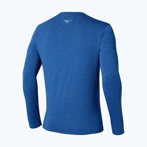 Longsleeve do biegania męski Mizuno Core Impulse Tee sodalite blue
