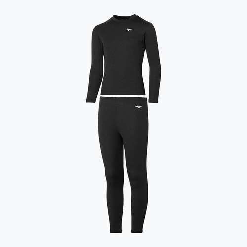 Komplet bielizny termoaktywnej dziecięcej Mizuno Mid Top&Bottom black