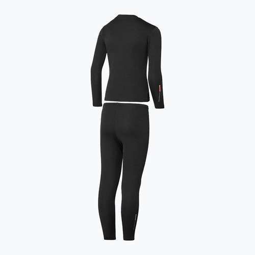 Komplet bielizny termoaktywnej dziecięcej Mizuno Mid Top&Bottom black