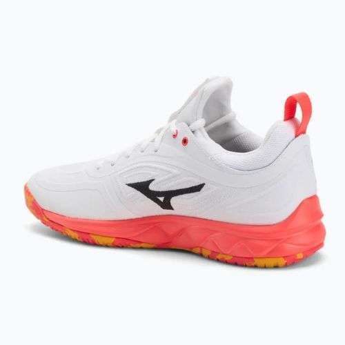 Buty do siatkówki Mizuno Wave Luminous 3 white/fiery coral 2/citrus