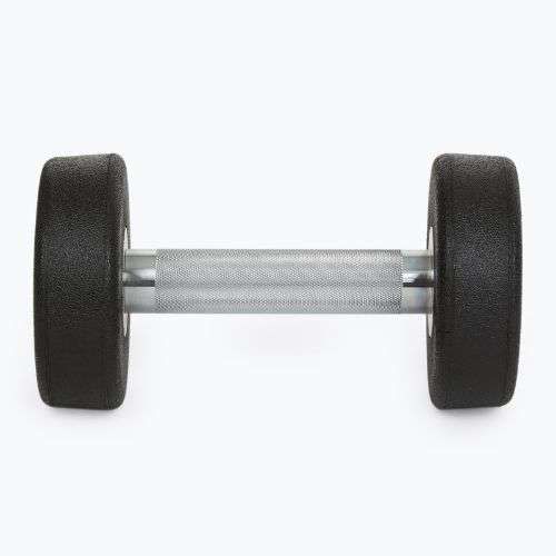 Hantel żeliwny gumowany XTREXO Pro 4 kg czarny