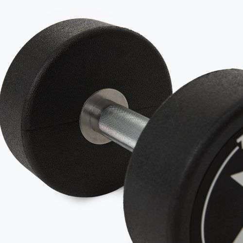Hantel żeliwny gumowany XTREXO Pro 16 kg czarny