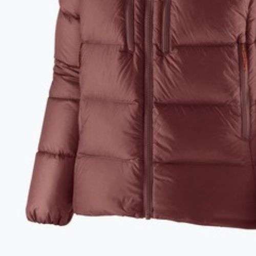 Kurtka puchowa damska Patagonia Fitz Roy Down Hoody dark ruby w/sizzle red