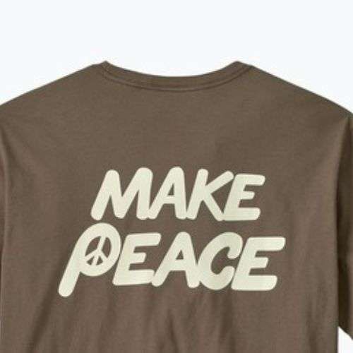 Koszulka męska Patagonia Balance Organic peace seeds/marlow brown