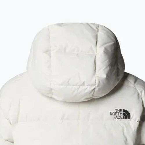 Kurtka puchowa damska The North Face Hyalite Down Hoodie white dune