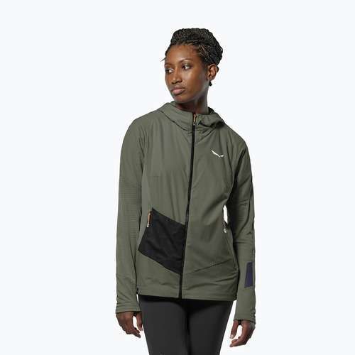 Kurtka przeciwwiatrowa damska Salewa Pedroc Polarlite Wind Hood faded green
