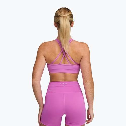 Biustonosz treningowy PUMA Hyrox Move Strappy pink