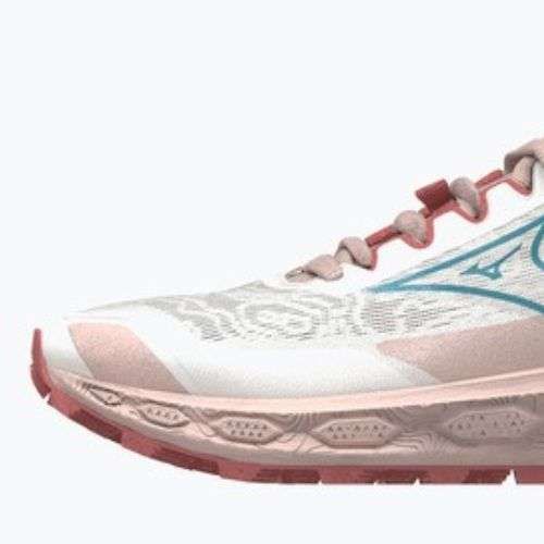 Buty do biegania damskie Mizuno Wave Mujin 11 snow white/larkspur/faded rode