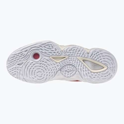 Buty do siatkówki damskie  Mizuno Wave Momentum Elite Mid white/rose elegance/lava falls