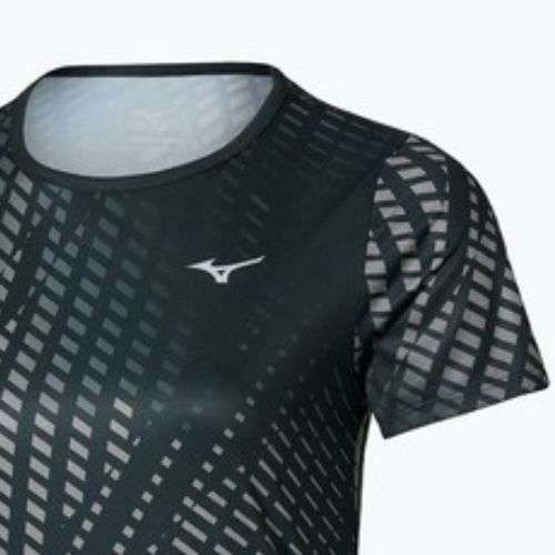 Koszulka do biegania damska Mizuno Core Graphic Tee black/gray