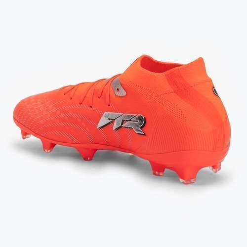 Buty piłkarskie dziecięce PUMA Future 9 Pro FG/AG Jr glowing red/puma white/puma black/puma silver