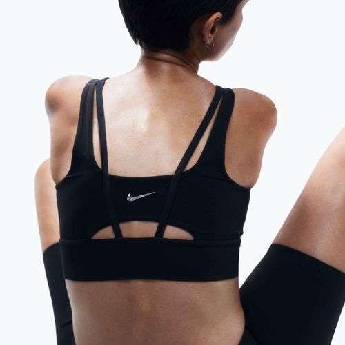 Biustonosz treningowy Nike Zenvy Medium-Support black/sail