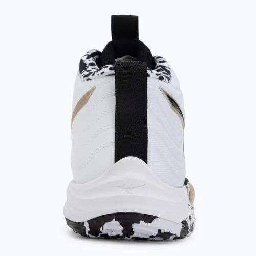 Buty do siatkówki Mizuno Wave Momentum Elite Mid white/black/ge gold
