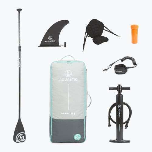 Zestaw deska SUP pompowana AQUASTIC Touring 11'6" niebieski