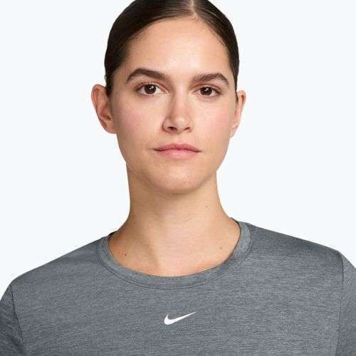 Koszulka damska Nike One Classic Dri-Fit smoke grey/heather/white