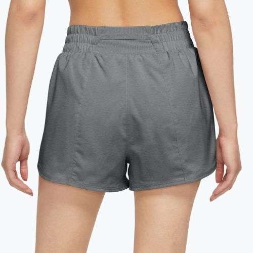 Spodenki damskie Nike One Dri-Fit High-Waisted 3" 2In1 smoke grey/heather/white
