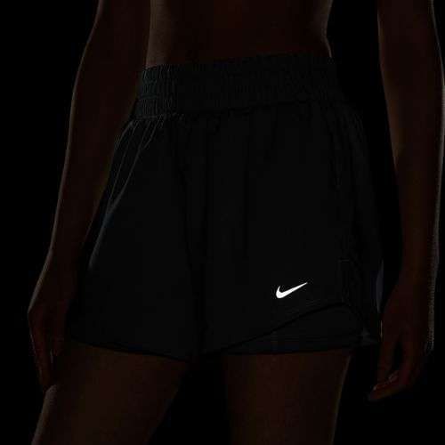 Spodenki damskie Nike One Dri-Fit High-Waisted 3" 2In1 smoke grey/heather/white