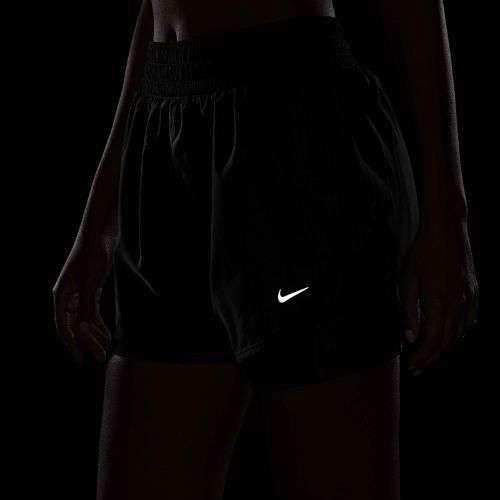 Spodenki damskie Nike One Dri-Fit High-Waisted 3" 2In1 black/white