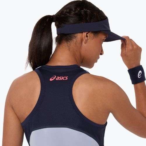 Koszulka tenisowa damska ASICS Match Tank W grey/blue