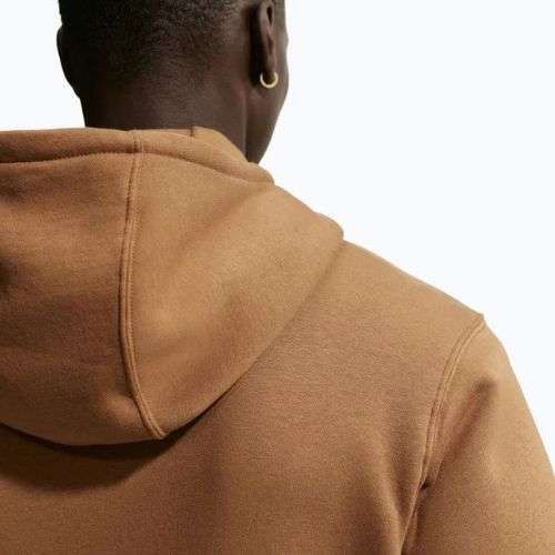 Bluza męska Nike Club Pullover Hoodie ale brown/ale brown/white