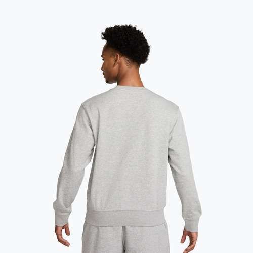 Bluza męska Nike Club French Terry Crew dark grey heather/white