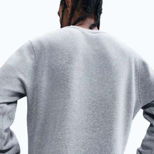 Bluza męska Nike Sportswear Club Graphic Fleece Crew dark grey heather/white