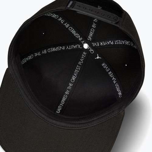 Czapka z daszkiem  Jordan Rise Structured Curved-Bill black/white
