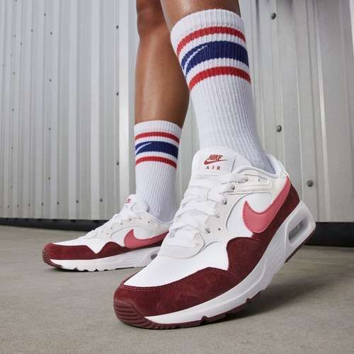 Buty damskie Nike Air Max SC white/team red/adobe