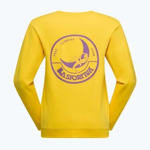 Bluza damska La Sportiva Climbing On The Moon giallo/viola