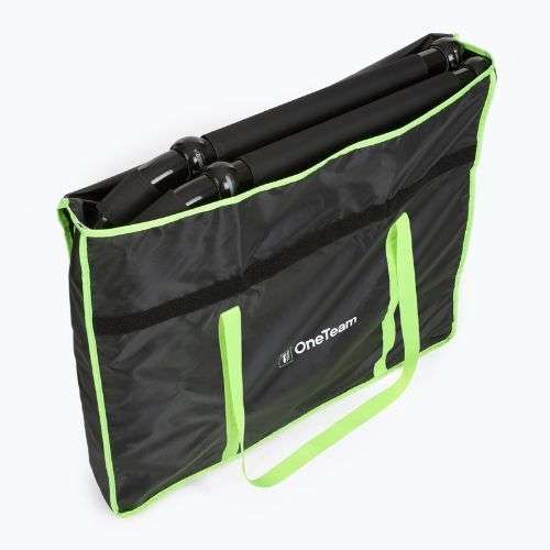 Torba do przenoszenia bramki OneTeam Swiftgoal 180 x 120 cm czarny/zielony