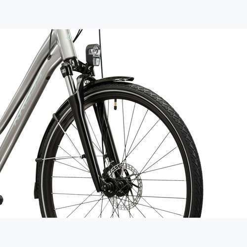 Rower trekkingowy damski KROSS Trans 3.0 W srebrny/szary/połysk