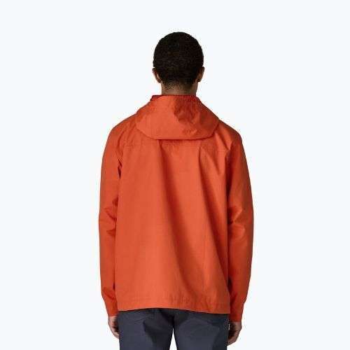 Kurtka przeciwdeszczowa męska Patagonia Outdoor Everyday Rain coal orange