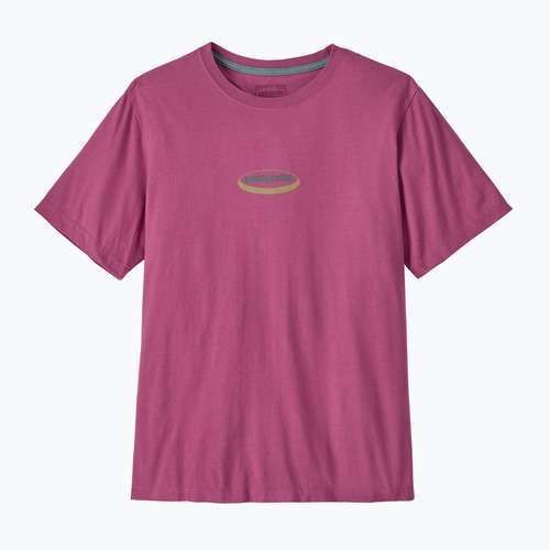 Koszulka męska Patagonia '95 Oval Logo faded magenta