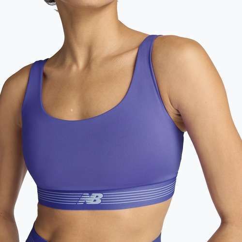 Biustonosz treningowy New Balance AC Train electric purple