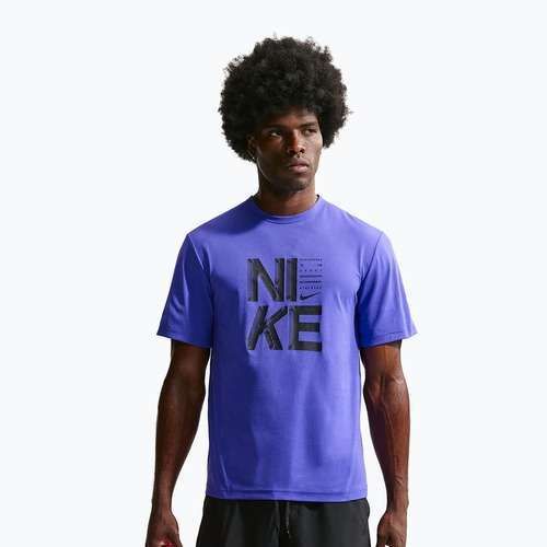 Koszulka treningowa męska Nike Hyverse Dri-Fit persian violet/black