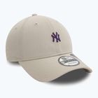 Czapka z daszkiem New Era Repreve Mini Logo 9FORTY New York Yankees light beige