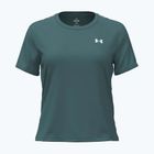 Koszulka treningowa damska Under Armour Tech Wordmark Tape rack green/black/white