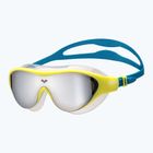 Okulary do pływania dziecięce arena The One Mirror Jr silver/soft green/blue cosmo