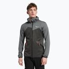 Bluza trekkingowa męska Salewa Puez Melange PL FZ Hoody black out melange