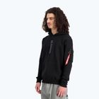 Bluza męska Alpha Industries Puff Print Hoodie black