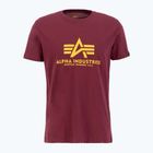 Koszulka męska Alpha Industries Basic burgundy