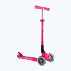 Hulajnoga trójkołowa dziecięca Globber Primo Foldable Lights fuchsia