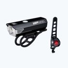 Zestaw lampek rowerowych CatEye AMPP 200 HL-EL042RC / ORB TL-LD160 black