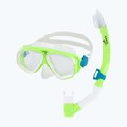 Zestaw do snorkelingu dziecięcy Speedo Adventure green gecko/clear