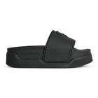 Klapki damskie KARL LAGERFELD Kondominium Nft Relief black rubber
