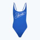 Strój pływacki jednoczęściowy damski Speedo Solid Bound Scoop turkish sea/bright white